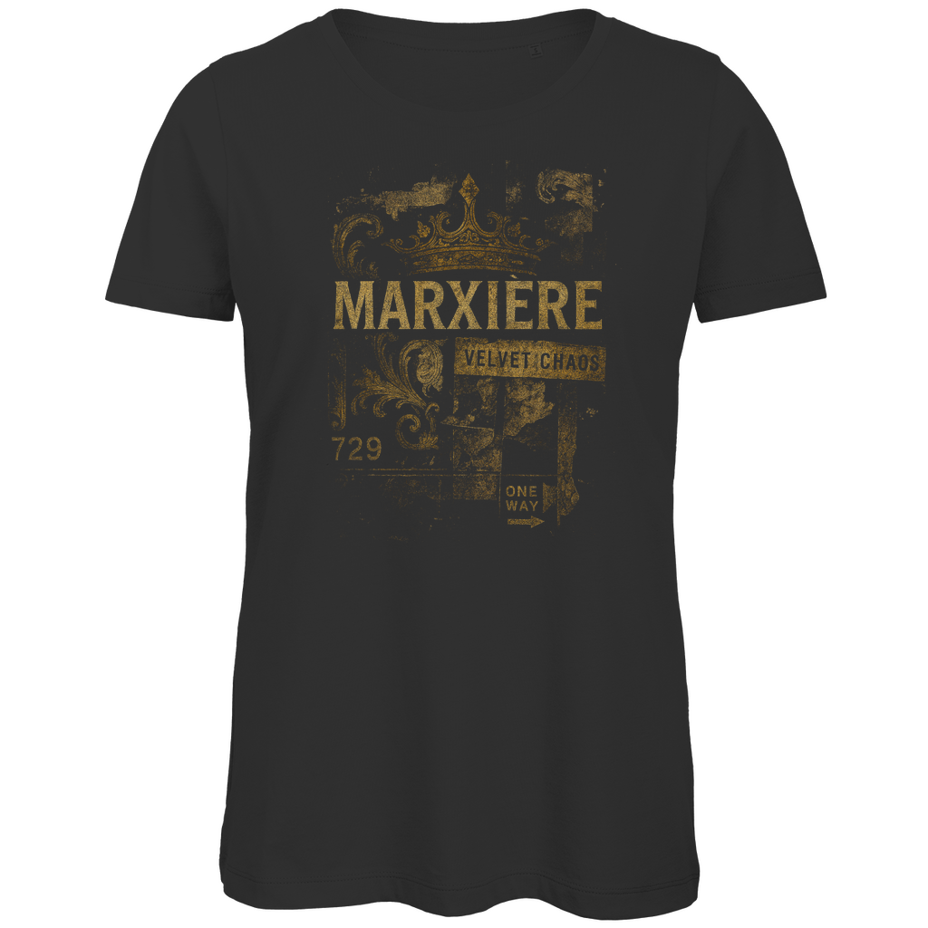 MARXIÈRE "VELVET CHAOS" Damen T-SHIRT – Royal Jetset Edit