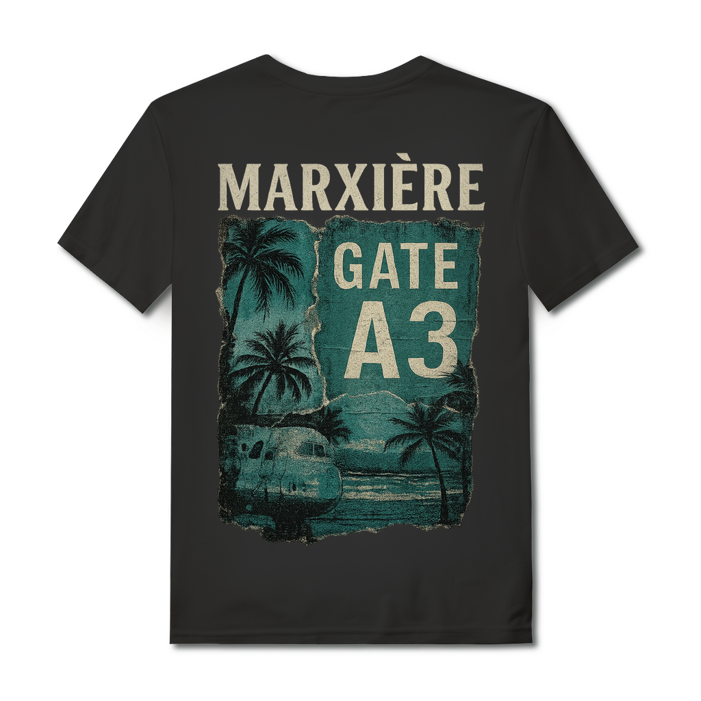 MARXIÈRE „GATE A3“ SHIRT – Jetset to Paradise