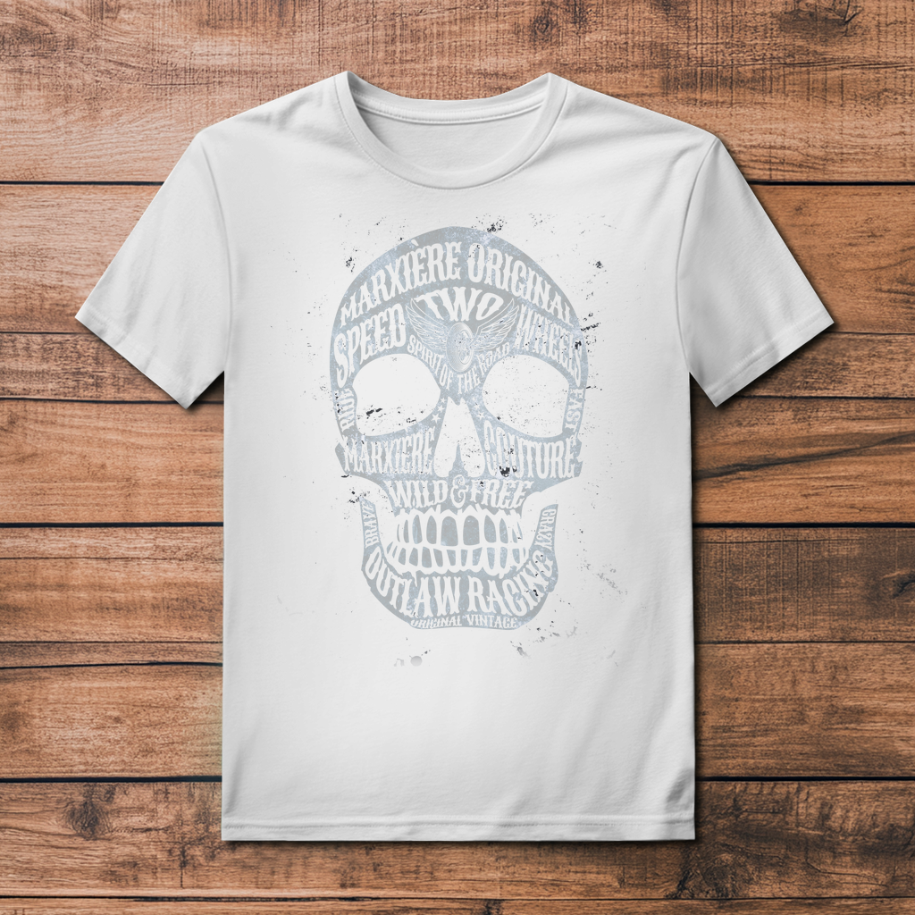 MARXIÈRE Herrenshirt - Outlaw Racing Skull - MARXIÈRE-Fashion