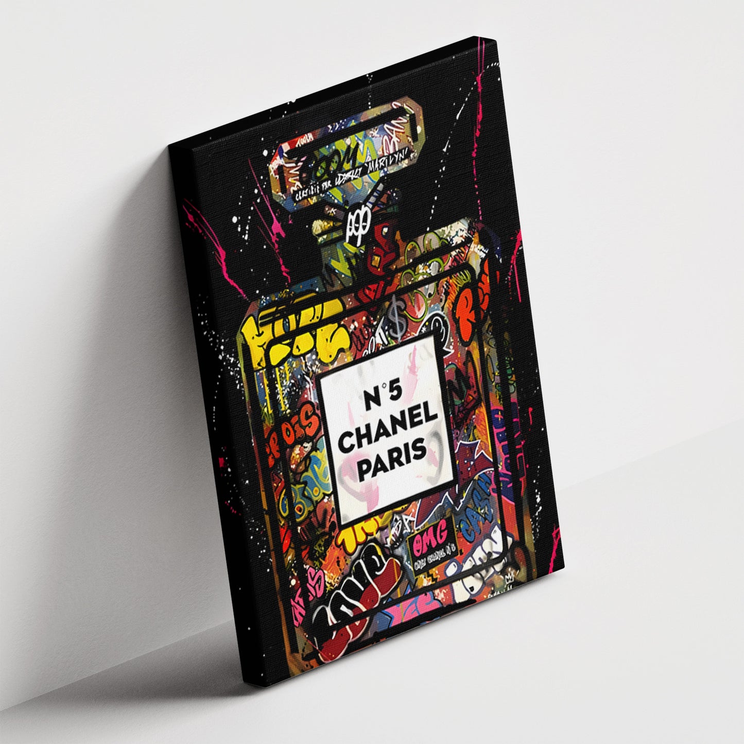 Graffiti Parfum – Luxury Street Art Canvas Poster