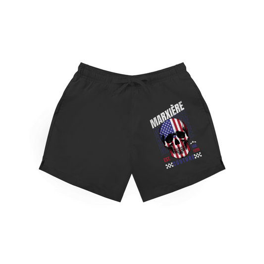 MARXIÈRE Swim Shorts „USA COUTURE SKULL“ - MARXIÈRE-Fashion