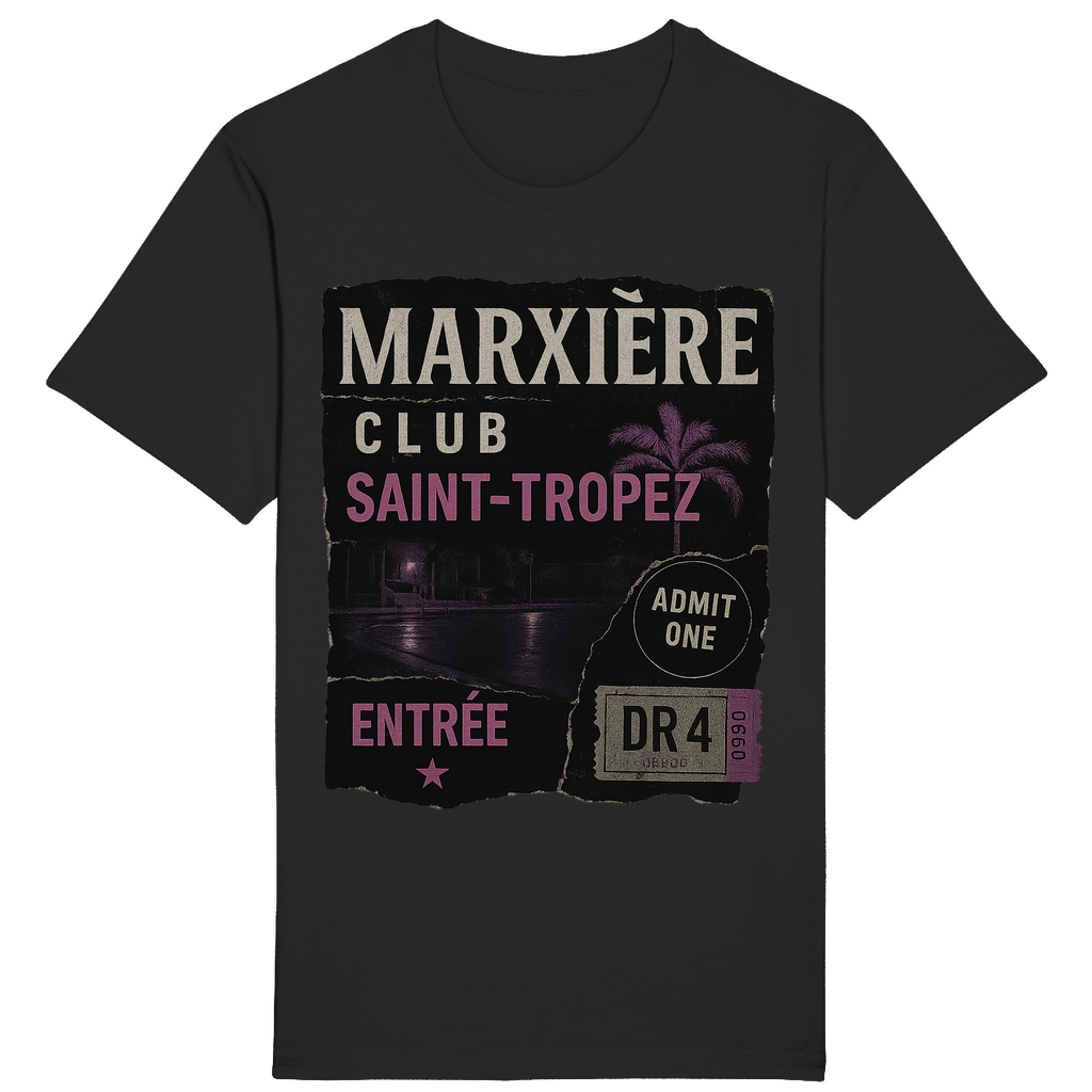MARXIÈRE CLUB SAINT-TROPEZ T-SHIRT – Jetset Ticket Edition