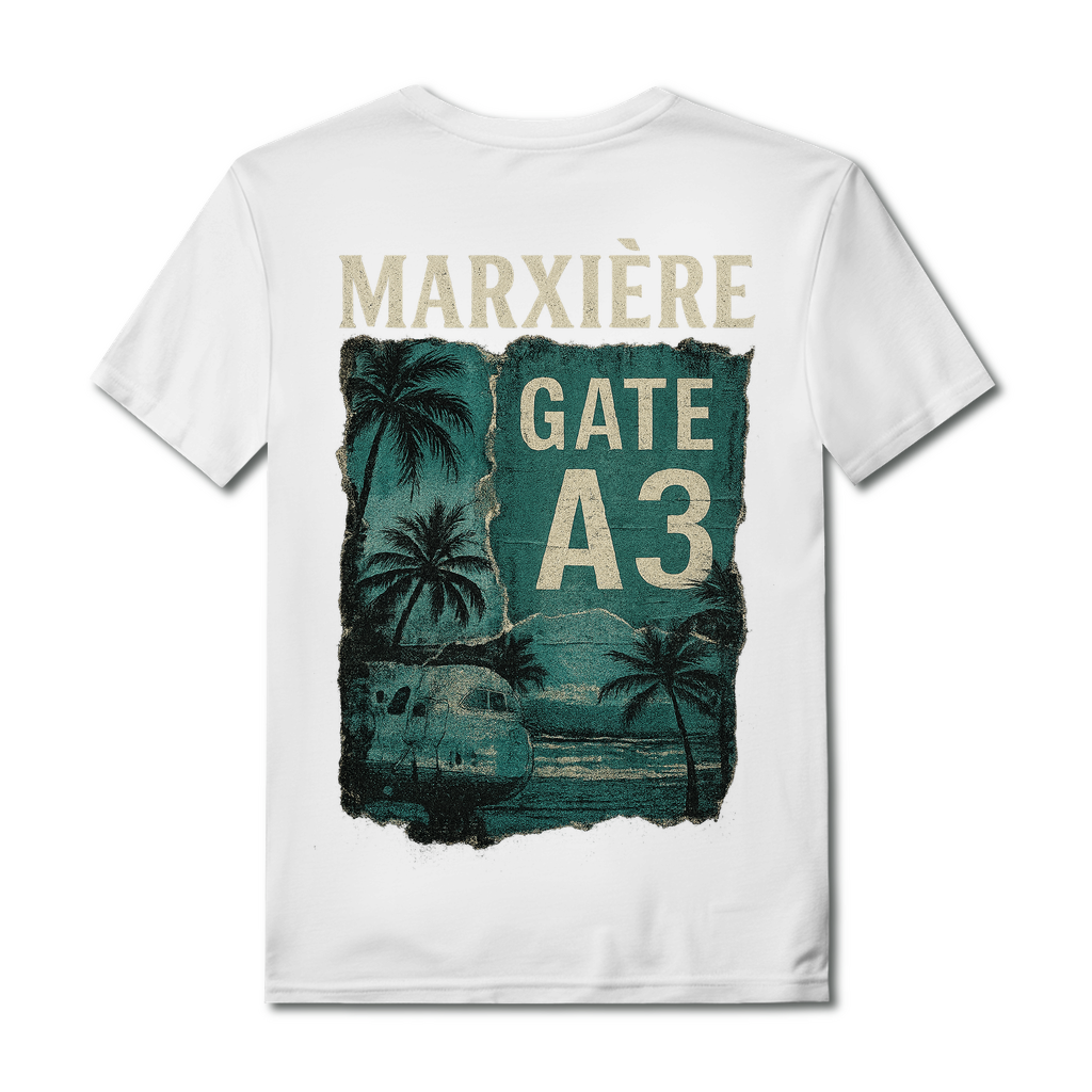 MARXIÈRE „GATE A3“ SHIRT – Jetset to Paradise