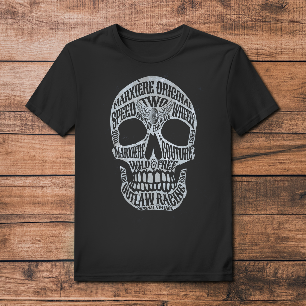 MARXIÈRE Herrenshirt - Outlaw Racing Skull - MARXIÈRE-Fashion