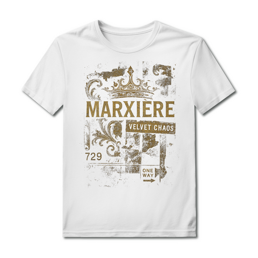 MARXIÈRE "VELVET CHAOS" Herren T-SHIRT – Royal Jetset Edit