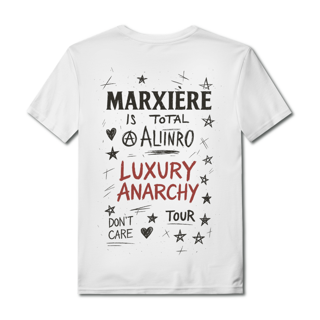 MARXIÈRE „LUXURY ANARCHY“ SHIRT – Couture Chaos Tour Edition