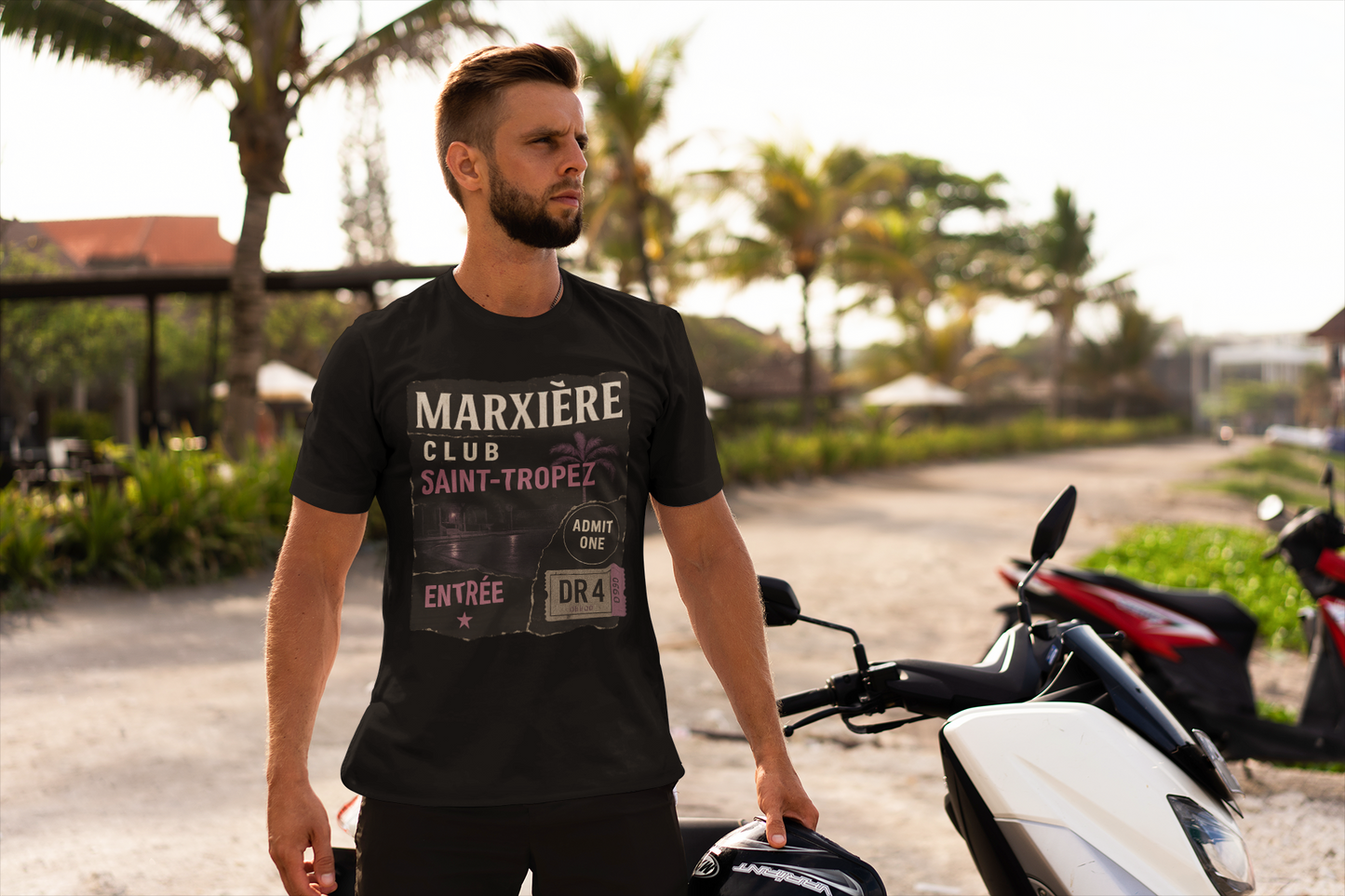 MARXIÈRE CLUB SAINT-TROPEZ T-SHIRT – Jetset Ticket Edition