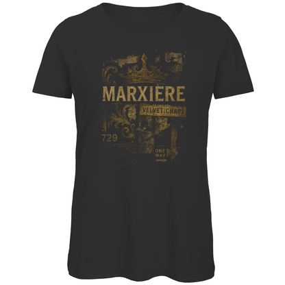 MARXIÈRE "VELVET CHAOS" Damen T-SHIRT – Royal Jetset Edit