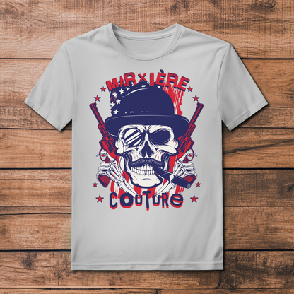 MARXIÈRE Unisex T-Shirt - Couture Skull - MARXIÈRE-Fashion