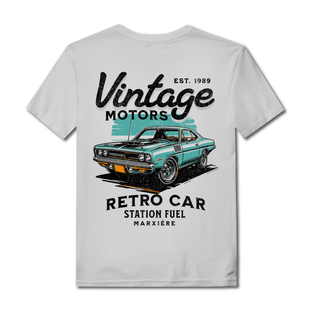 MARXIÈRE Vintage Motors T-Shirt – Retro Car Graphic Tee