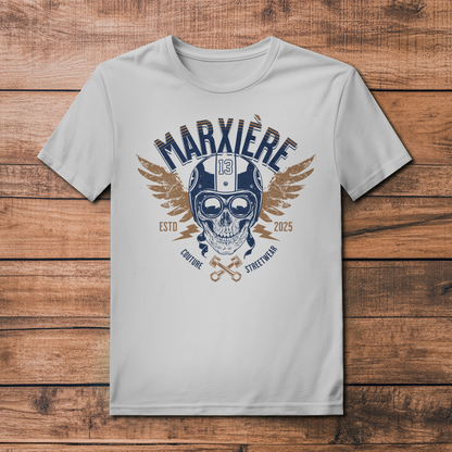 MARXIÈRE Unisex T-Shirt - Skull Racing Wings - MARXIÈRE-Fashion