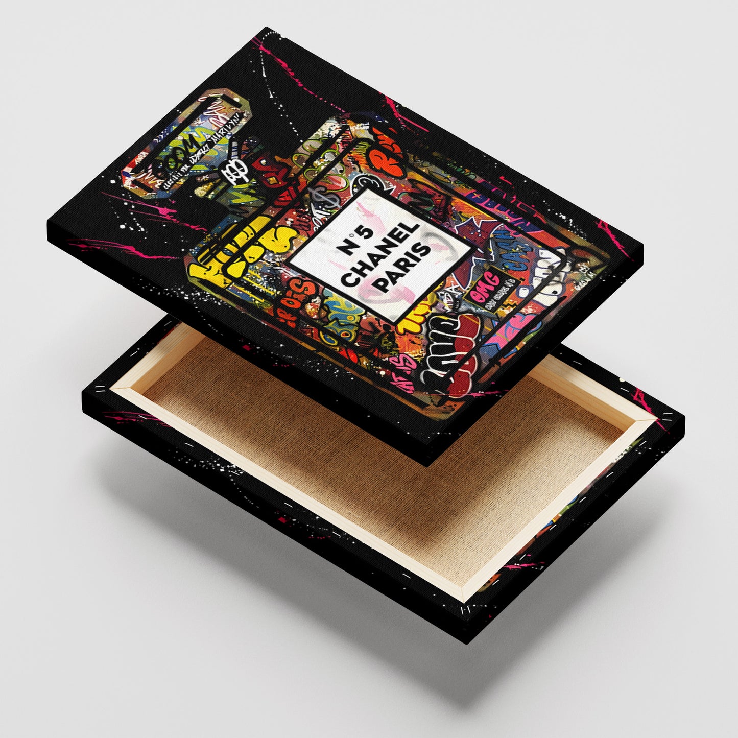 Graffiti Parfum – Luxury Street Art Canvas Poster