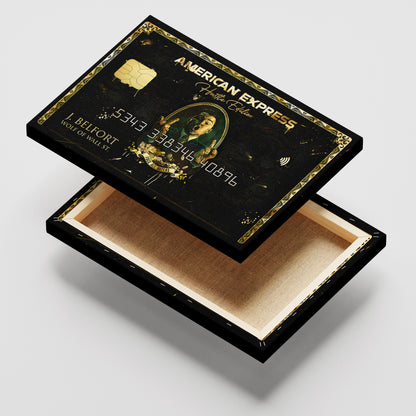 Black Card Hustle Edition – Luxury Money Wall Art Canvas