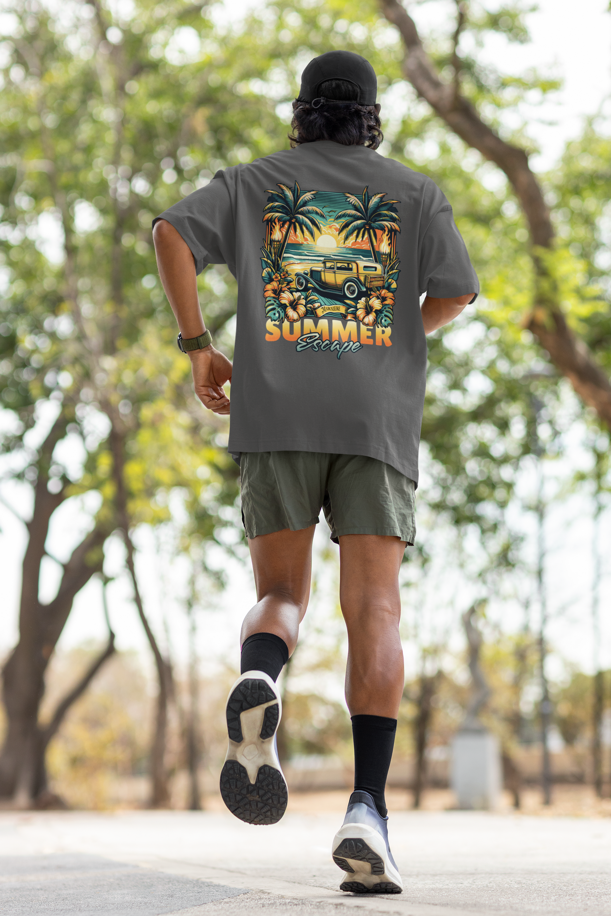 MARXIÈRE Oversized T-Shirt - „SUMMER ESCAPE“ – SUNSET SERIES - MARXIÈRE-Fashion