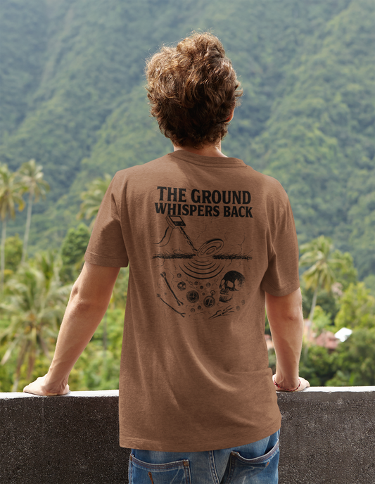 MARXIÈRE T-Shirt - „THE GROUND WHISPERS BACK“ – DETECTOR LINE - MARXIÈRE-Fashion