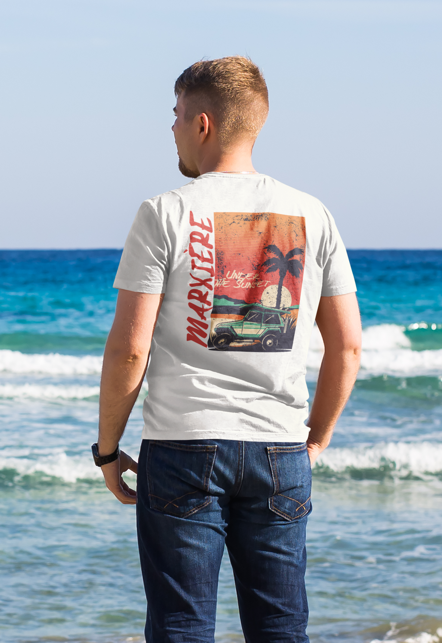 MARXIÈRE Unisex T-Shirt - „UNDER THE SUNSET“ –  DRIVE EDITION - MARXIÈRE-Fashion