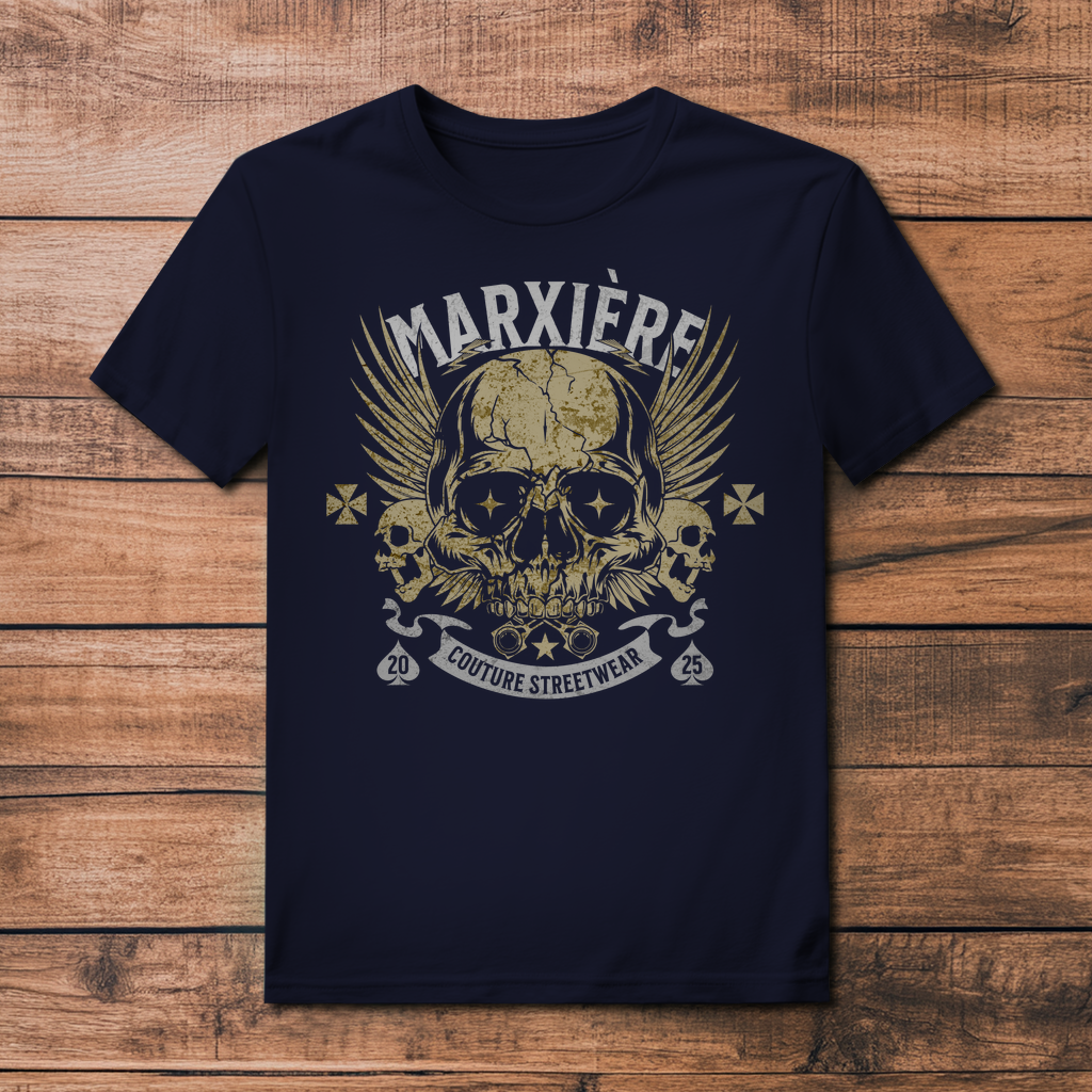 MARXIÈRE Unisex T-Shirt - Skull Wings - MARXIÈRE-Fashion