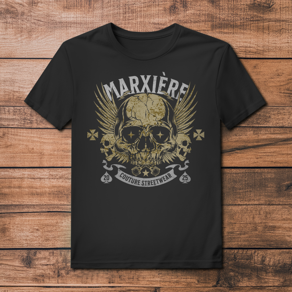 MARXIÈRE Unisex T-Shirt - Skull Wings - MARXIÈRE-Fashion