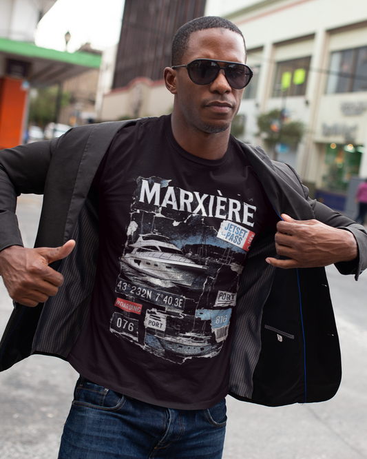MARXIÈRE "JETSET PASS" T-SHIRT – Black Port Edition
