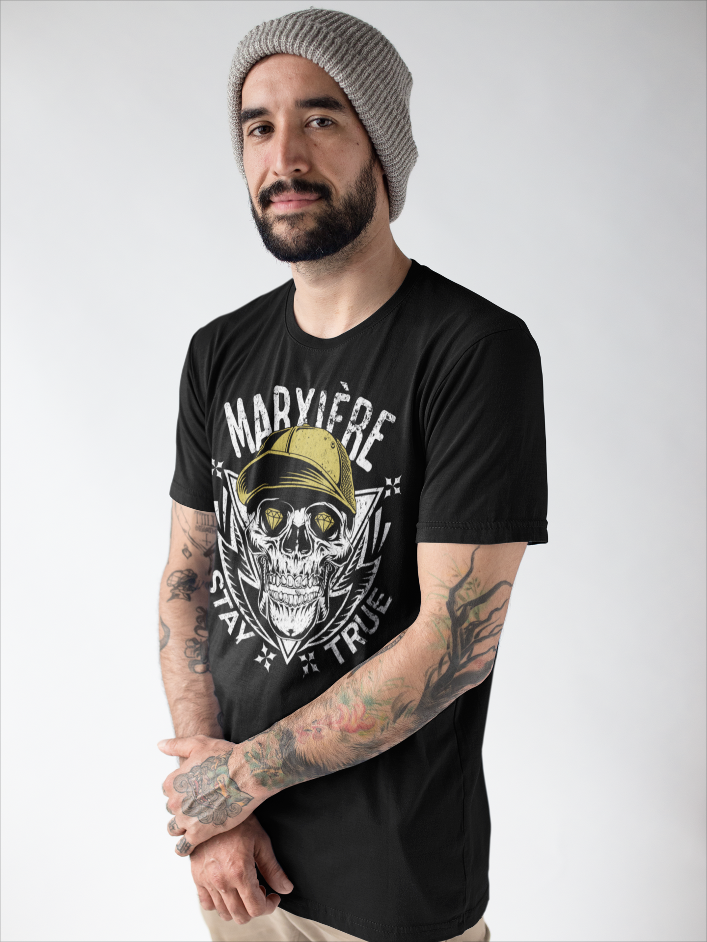 MARXIÈRE Herrenshirt - Stay True Skull - MARXIÈRE-Fashion
