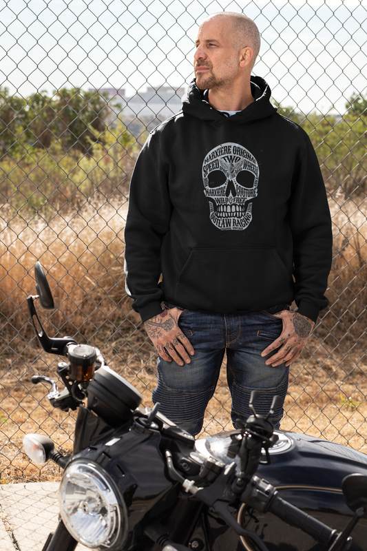 MARXIÈRE Herren Hoodie - "OUTLAW SKULL" - MARXIÈRE-Fashion