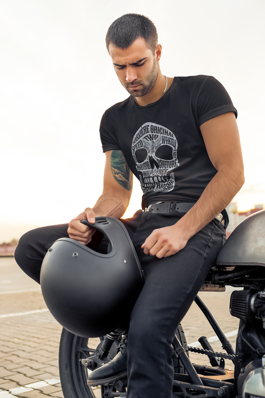 MARXIÈRE Herrenshirt - Outlaw Racing Skull - MARXIÈRE-Fashion