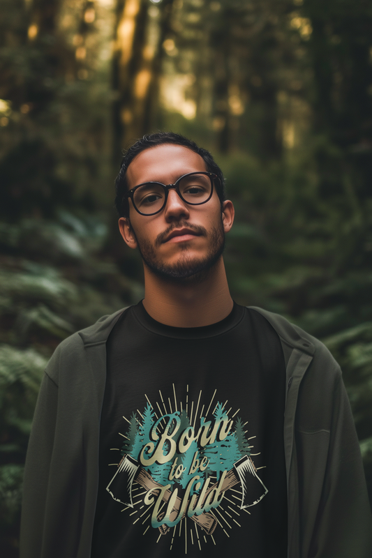 MARXIÈRE Herren T-Shirt - „BORN TO BE WILD“ - MARXIÈRE-Fashion