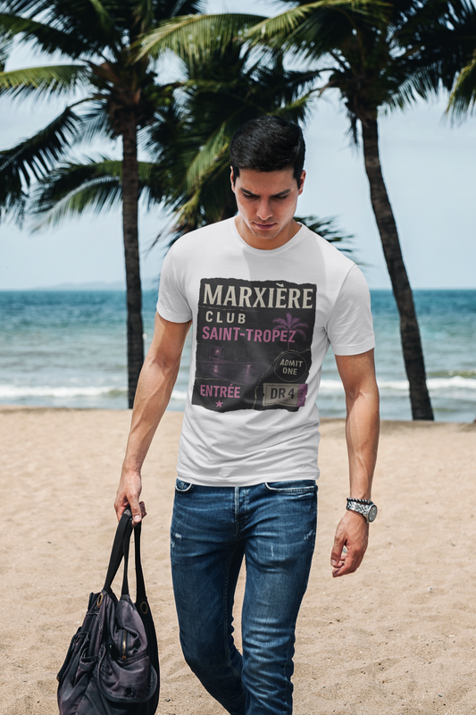 MARXIÈRE CLUB SAINT-TROPEZ T-SHIRT – Jetset Ticket Edition