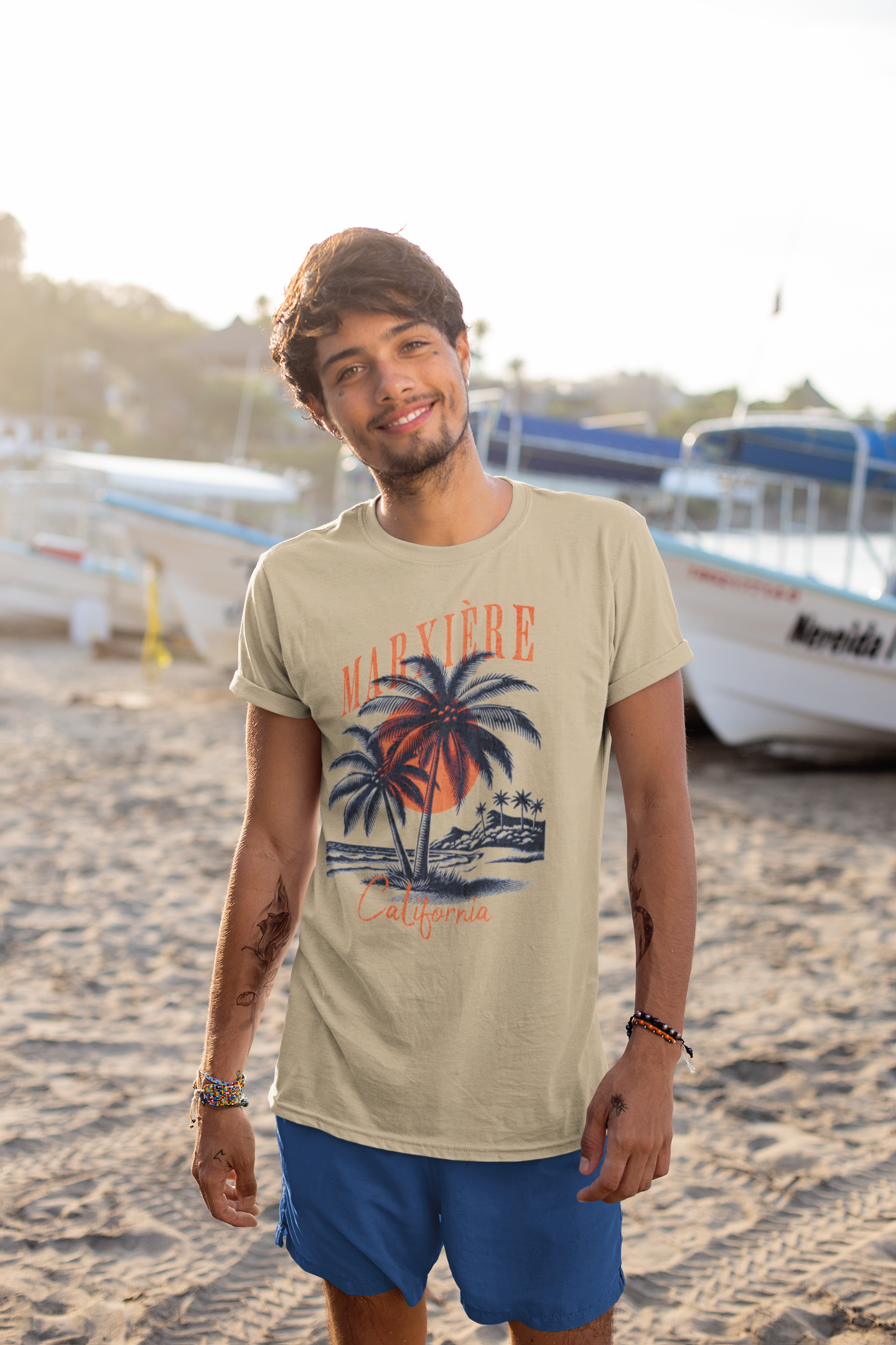 MARXIÈRE Unisex Shirt - „CALIFORNIA SUNSET“ – RIVIERA CLUB - MARXIÈRE-Fashion