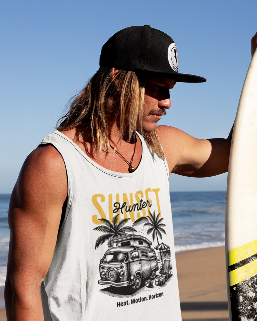 MARXIÈRE Herren Tanktop - „SUNSET HUNTER“ – BEACH EDITION - MARXIÈRE-Fashion