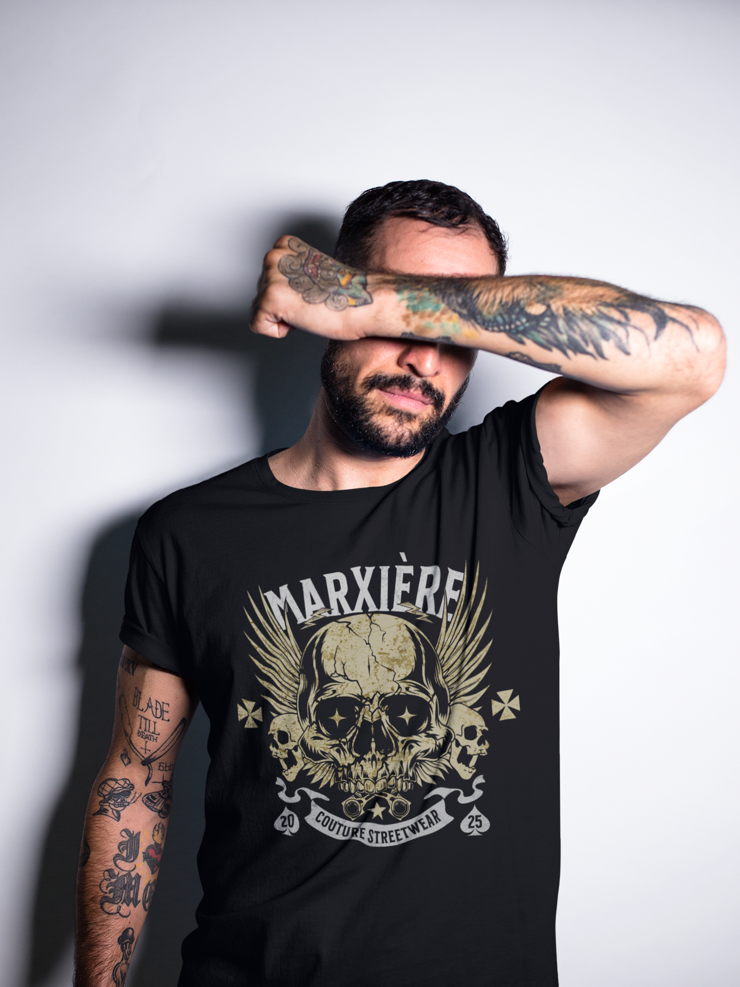MARXIÈRE Unisex T-Shirt - Skull Wings - MARXIÈRE-Fashion